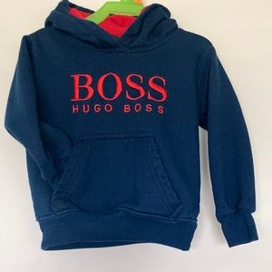 Hugo boss kids hoodie blue